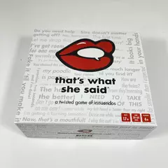2018 That's What She Said Adult Twisted Game Of Innuendos 