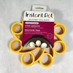 Instant Pot Silicone Egg Rack Compatible With 6 And 8 Quart 9-Egg Capacity NIP