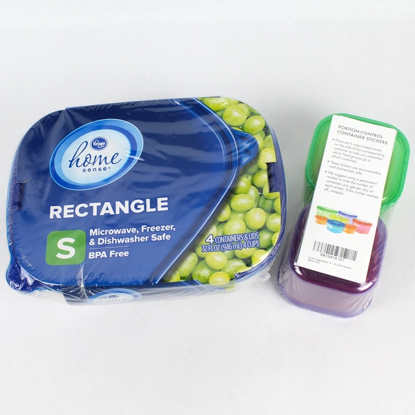 Lot of 2 Food Storage Stackable Sets Kroger Small 4 32 oz & Beachbody New