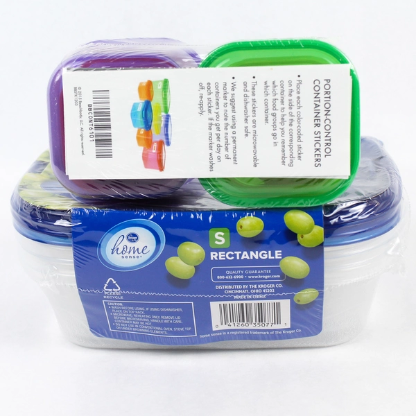 Lot of 2 Food Storage Stackable Sets Kroger Small 4 32 oz & Beachbody New