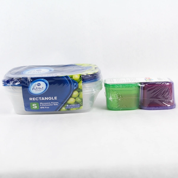 Lot of 2 Food Storage Stackable Sets Kroger Small 4 32 oz & Beachbody New