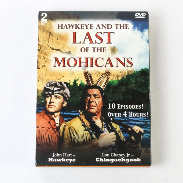 Hawkeye and the Last of the Mohicans DVD 1957 2 DVD Case Set 10 Episodes 4 Hours
