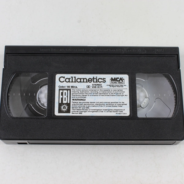 Callanetics VHS 1986 Callan Pickney Exercise Tape