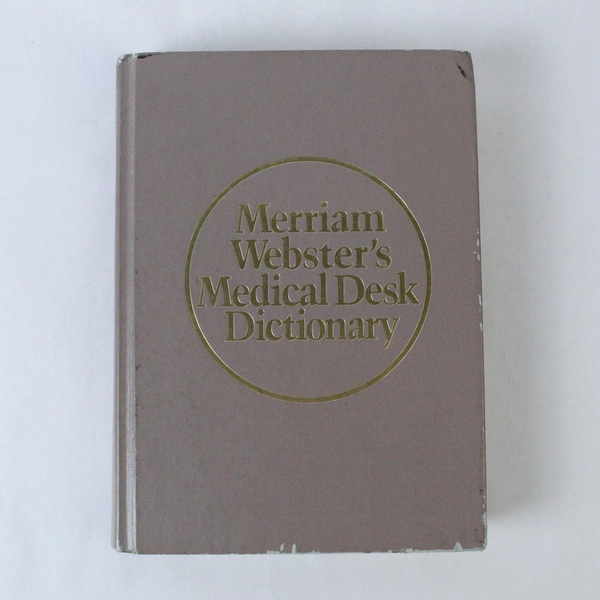 Merriam Webster's Medical Desk Dictionary 1993 Hardcover Index Tab Reference