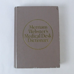 Merriam Webster's Medical Desk Dictionary 1993 Hardcover Index Tab Reference