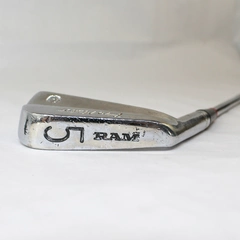Vintage RAM Pro Maker 5 Iron Left Handed Steel Shaft 34 Inch Golf Club