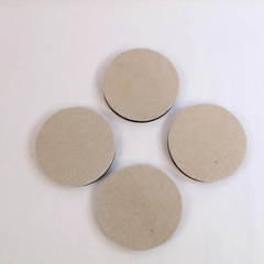 Lot of 4 Reusable Furniture Sliders for Carpet & Hardwood Floors 5" Diameter