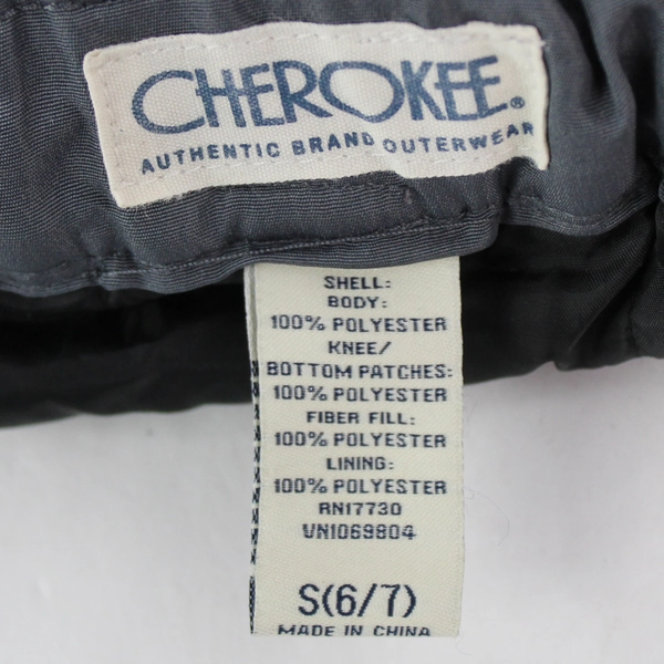 Cherokee Authentic Brand Outerwear Kid's Gray Snow Pants Size S (6/7) 100% Poly