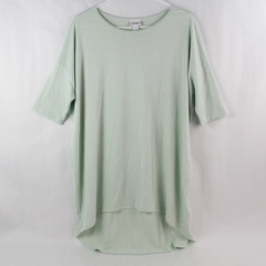Lularoe Irma Tee T Shirt Mint Green Size M Asymmetrical Hem