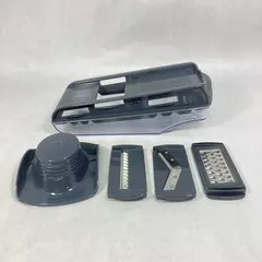 Michael Graves Design All-In-One Mandoline Slicer Set Blue