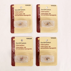 Lot of 4 Portfolio On/Off Switches 0745329 Lighting Parts New in Package