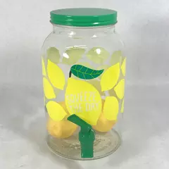 HD Designs 1 Gallon Glass Lemonade Cold Drink Jar With Spigot