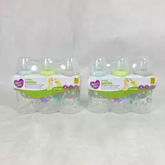 Lot of 2 Packages Of 3 Parent's Choice 5 Ounce Plastic Baby Bottles