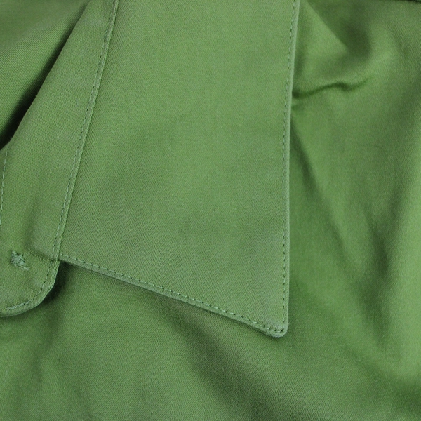 Coldwater Creek Women's Green Long Sleeved Button Up Blouse Top Size L Tailored