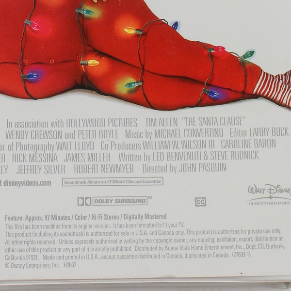 The Santa Clause VHS 2002 Special Edition Clamshell Tim Allen Disney