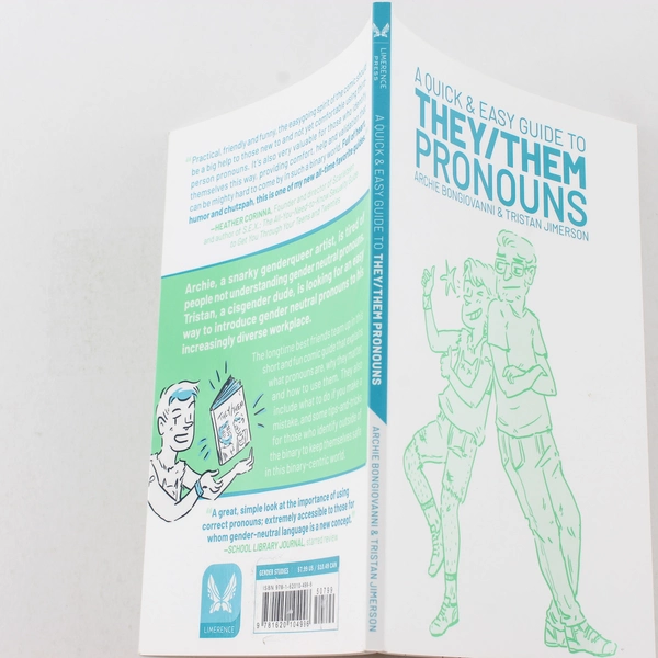A Quick and Easy Guide to They Them Pronouns 2018 Oni Press Paperback