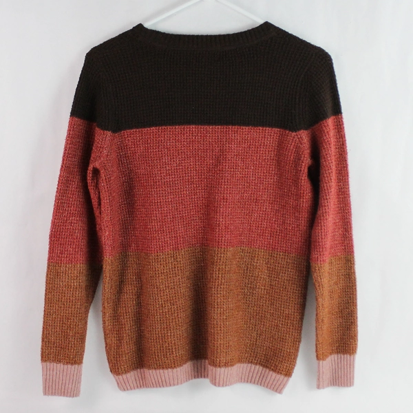Market & Spruce Multicolored Long-Sleeved Knit Sweater Women's Size Medium