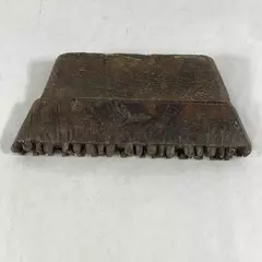 Hand Carved Wooden Ink Printing Block From India 