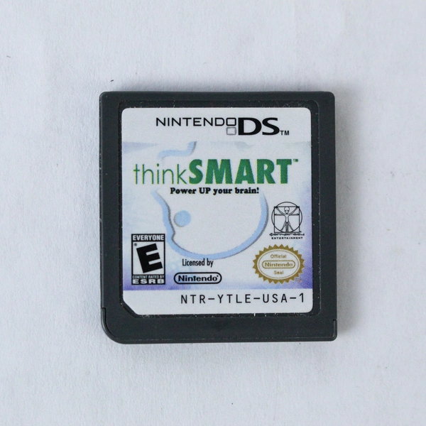 Nintendo DS Think Smart Tested And Works Game Cartridge Rated E