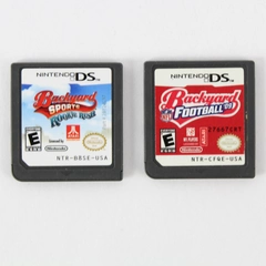 Lot Of 2 Nintendo DS Games Backyard Football 09 Backyard Sports Rookie Rush