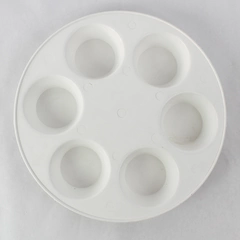 Tara Products White Plastic Microwave Cupcake Muffin Baking Pan