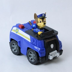 Paw Patrol Chase Police Cruiser Vehicle & Action Figure Pre-Owned Toy