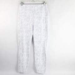 RBX Activewear Gray White Running Yoga Leggings Women's Size Large