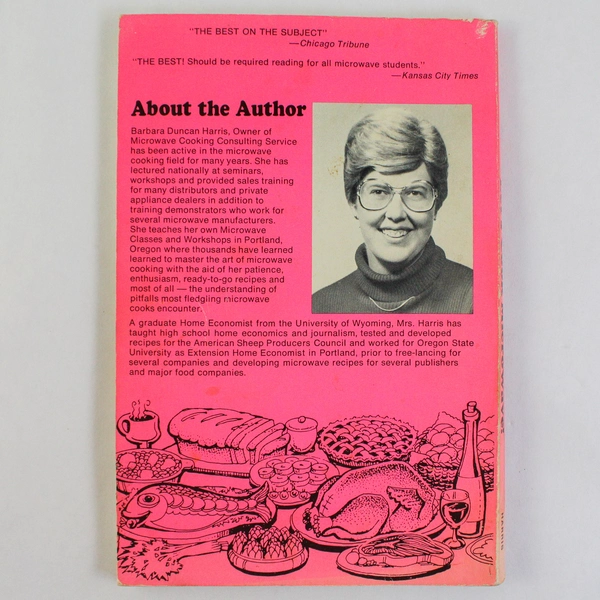 Let's Cook Microwave Revised Edition Barbara Harris 1975 Tenth Printing PB