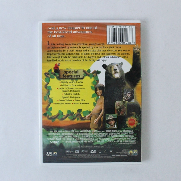 Rudyard Kipling's the Second Jungle Book Mowgli and Baloo DVD 2003 Sealed