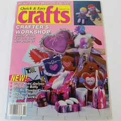 Quick and Easy Crafts Feb 1992 Valentines Themed Arts and Crafts Gifts Magazine