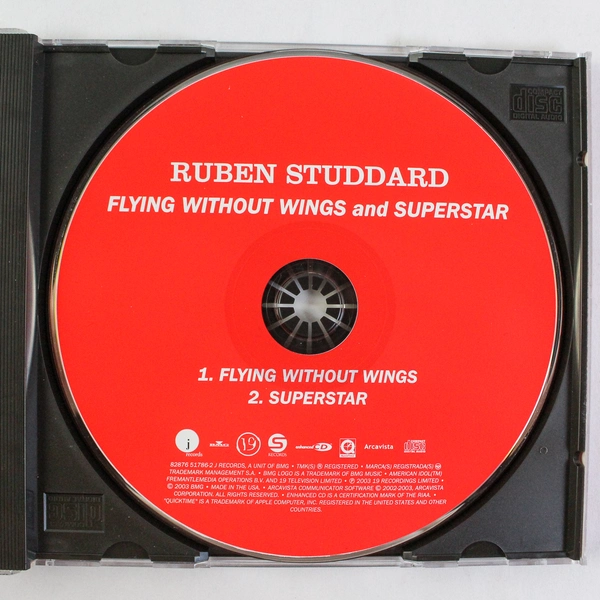 Ruben Studdard Flying Without Wings And Superstar Single CD 2003 J Records