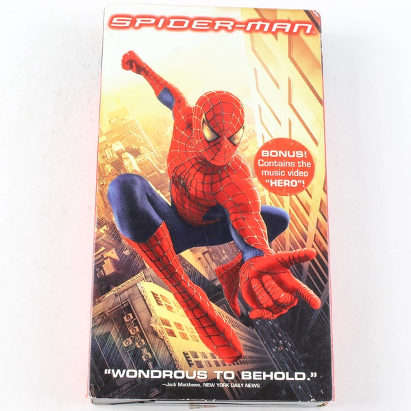 Spider-Man VHS 2002 Columbia Tristar Tobey McGuire James Franco
