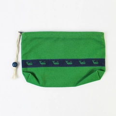 Bags By Mimi Annapolis Green Whale Design Cosmetic Bag