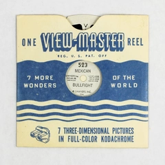 Vintage 1946 Sawyer's View Master 523 Mexican Bull Fight Photo Reel