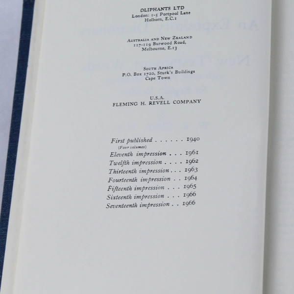 An Expository Dictionary of New Testament Words 1966 W.E. Vine Revell