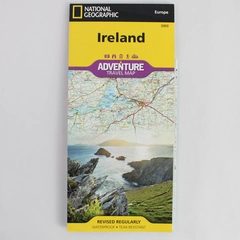 Map of Ireland and Northern Ireland National Geographic Adventure Travel 2019