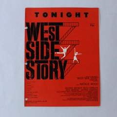 Tonight West Side Story Vintage Sheet Music Musical Piano Leonard Bernstein