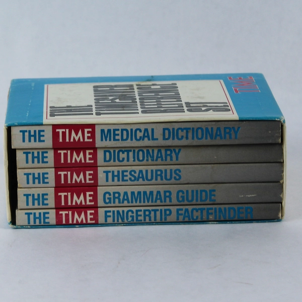 Vintage The Timesaver Reference Set 5 Piece Box Set From TIME 1986-87 PB