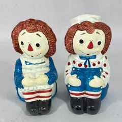 1970 The Bobbs Merrill  Ann Raggedy Andy Bookends 