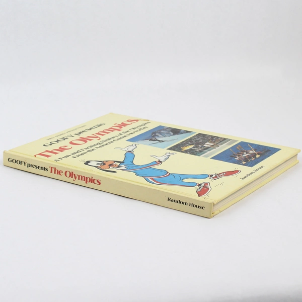 Vintage Goofy Presents the Olympics Walt Disney Productions Hardcover 1979