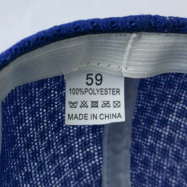 Blue Mesh Newspaper Hat Cap for Men Size 59 Breathable Summer Accessory