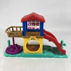 2003 Fisher Price Little People Musical Playground Slide & Merry-Go-Round