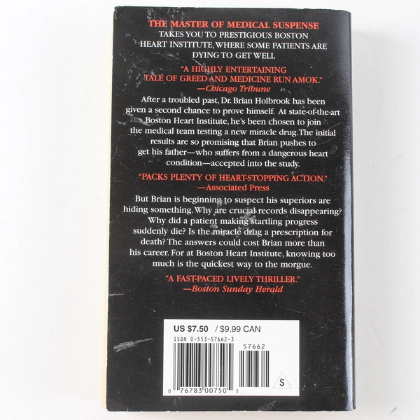 Miracle Cure by Michael Palmer 1999 Paperback