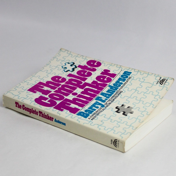 The Complete Thinker by Barry F Anderson 1980 Prentice Hall Paperback