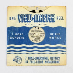 Vintage 1946 Sawyer's View Master 518 Cuernavaca Mexico Photo Reel As-Is