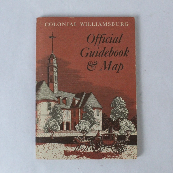 Colonial Williamsburg Official Guidebook & Map Good Pre-Owned Condition