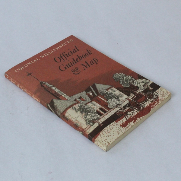 Colonial Williamsburg Official Guidebook & Map Good Pre-Owned Condition