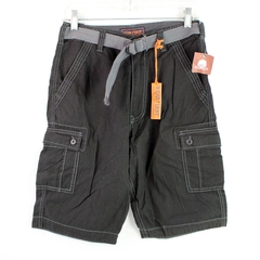 Wearfirst Black Cotton Cargo Shorts Boys' Youth Size 16 NWT