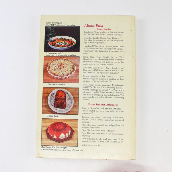 Eula's Microwave Cooking Basics Eula Boardman 1985 Paperback