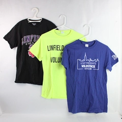 Lot of 3 Linfield University Cotton T-Shirts Adult Size Small 